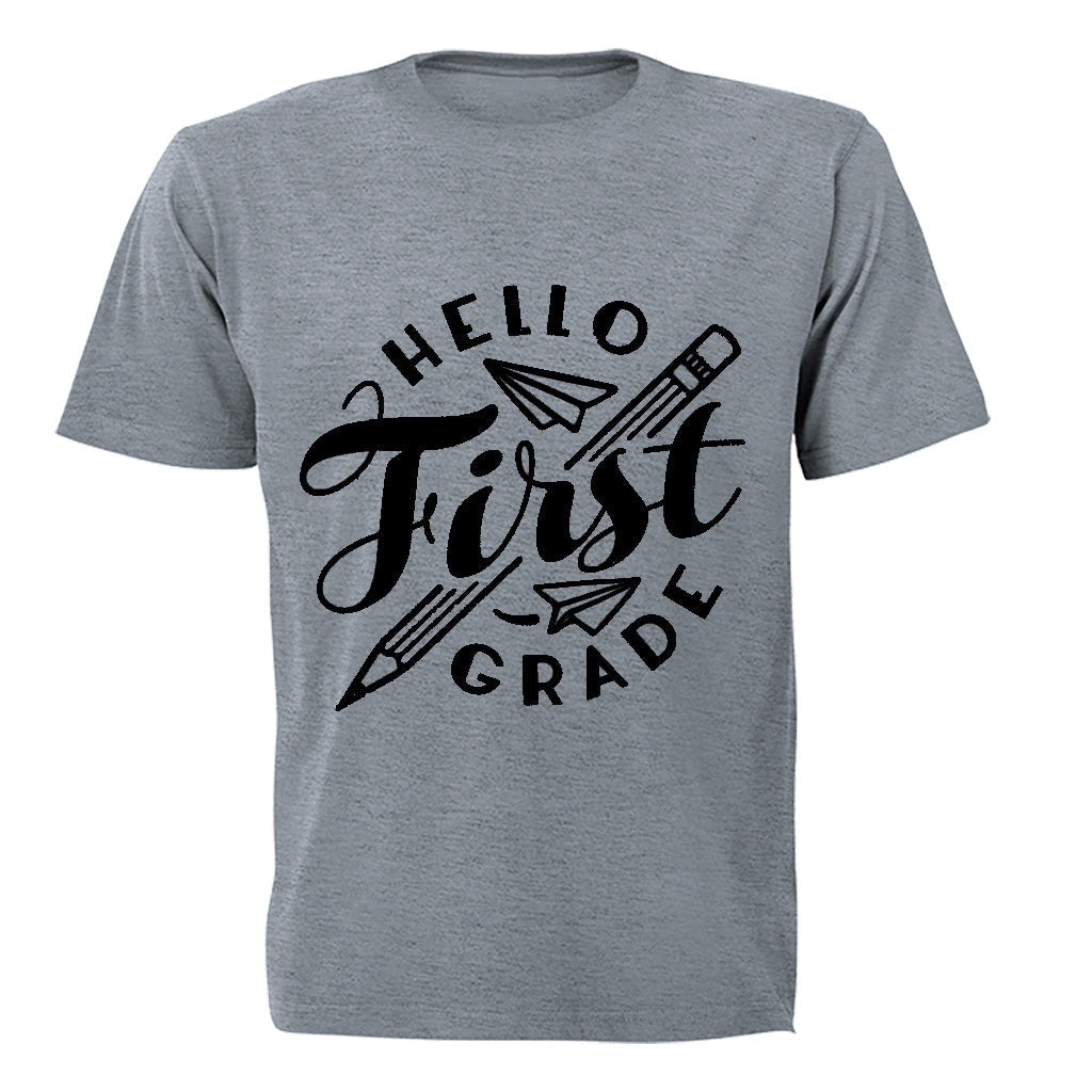 Hello First Grade - Kids T-Shirt - BuyAbility South Africa