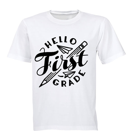 Hello First Grade - Kids T-Shirt - BuyAbility South Africa