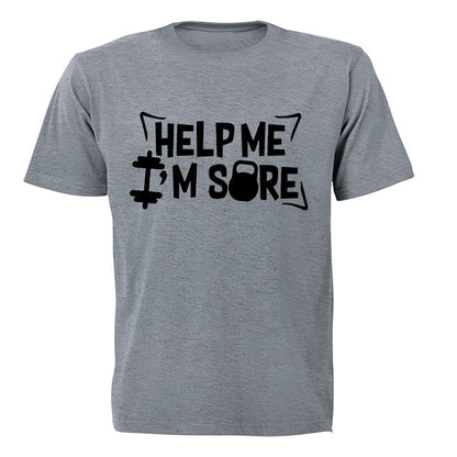 Help Me, I m Sore - Gym - Adults - T-Shirt - BuyAbility South Africa