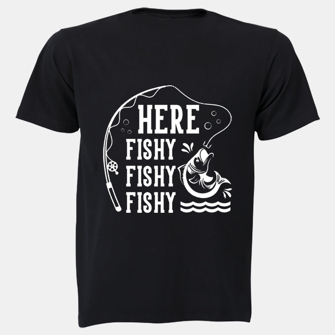 Here Fishy Fishy - Adults - T-Shirt - BuyAbility South Africa