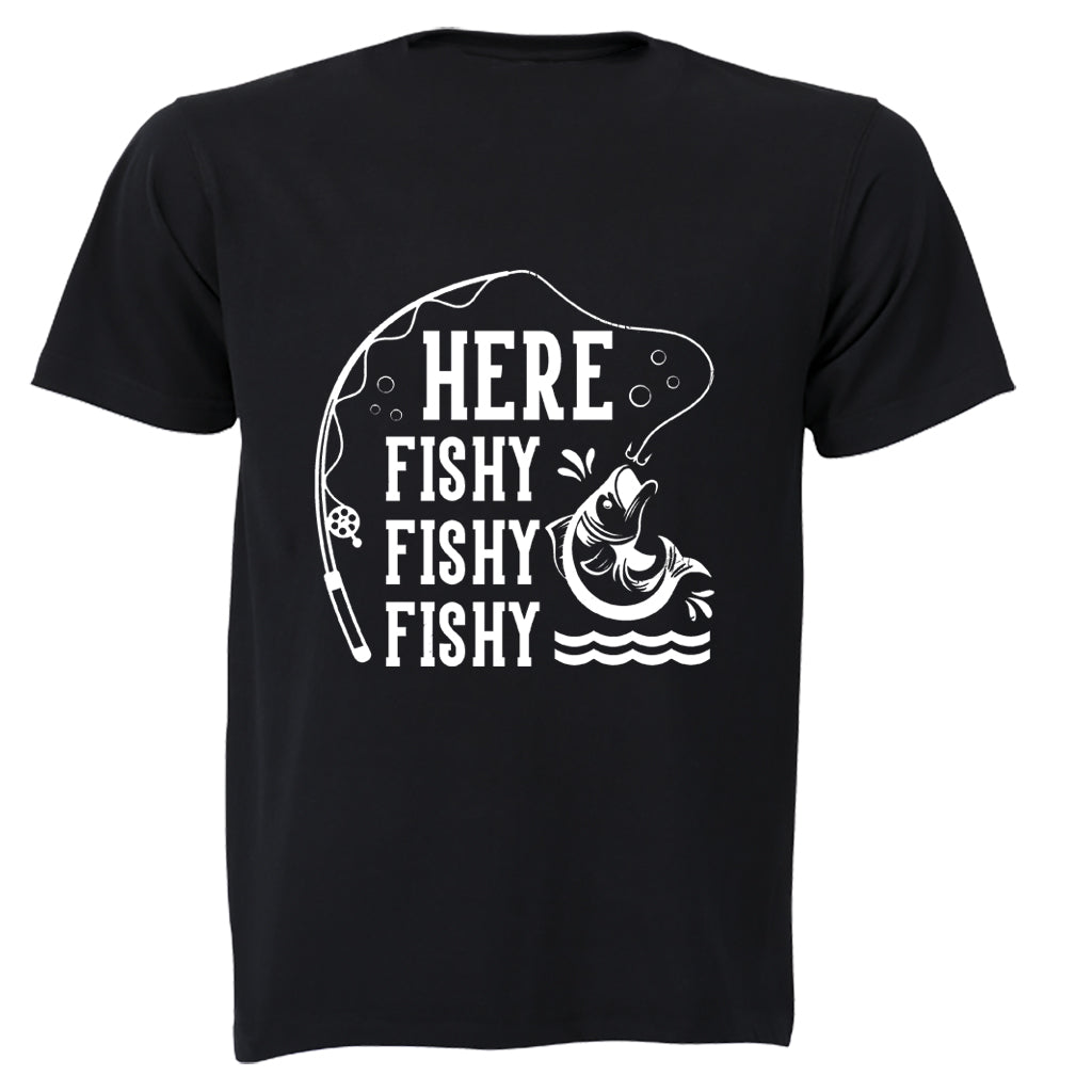 Here Fishy Fishy - Adults - T-Shirt - BuyAbility South Africa