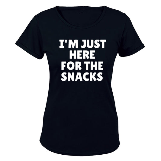 Here for the Snacks - Ladies - T-Shirt - BuyAbility South Africa