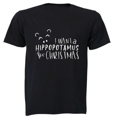 Hippo For Christmas - Kids T-Shirt - BuyAbility South Africa