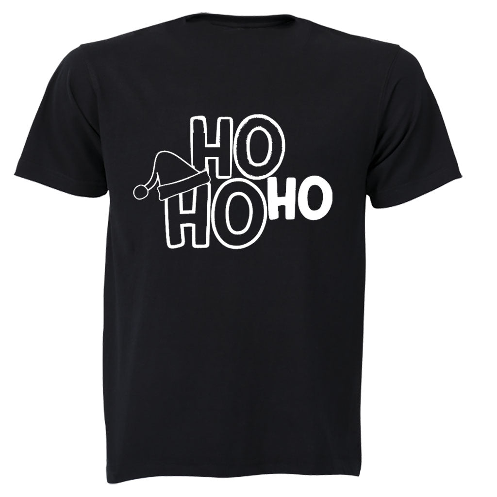 Ho Ho Ho - Christmas Hat - Kids T-Shirt - BuyAbility South Africa