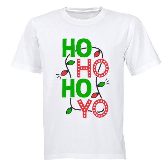 Ho Ho Ho Yo - Christmas - Kids T-Shirt - BuyAbility South Africa