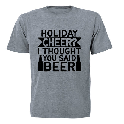 Holiday BEER - Christmas - Adults - T-Shirt - BuyAbility South Africa