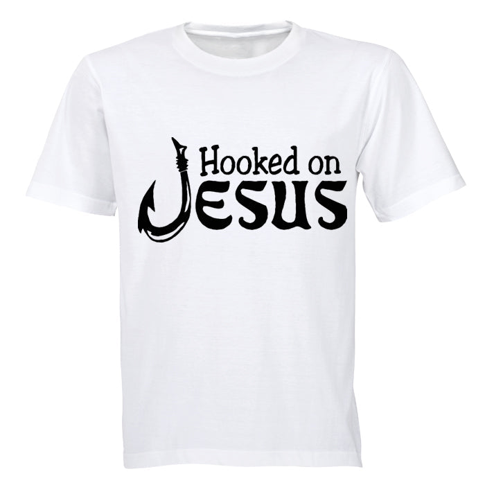 Hooked on Jesus - Adults - T-Shirt - BuyAbility South Africa