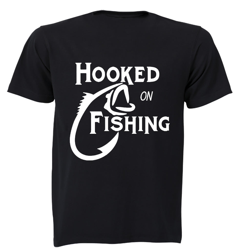 Hooked on Fishing - Adults - T-Shirt - BuyAbility South Africa