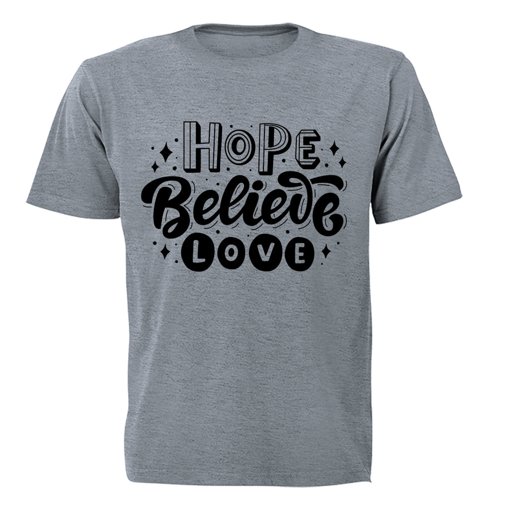 Hope. Believe. Love - Kids T-Shirt - BuyAbility South Africa