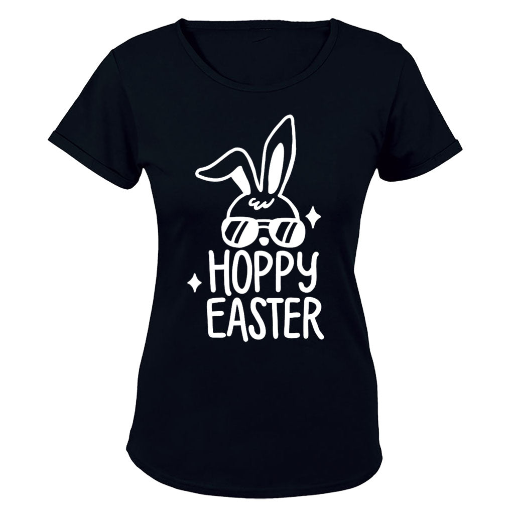 Hoppy Easter - Cool Bunny - Ladies - T-Shirt - BuyAbility South Africa