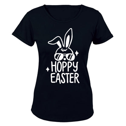 Hoppy Easter - Cool Bunny - Ladies - T-Shirt - BuyAbility South Africa