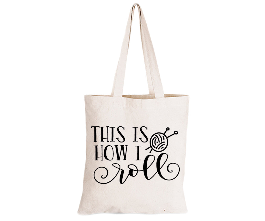 How I Roll - Knitting - Eco-Cotton Natural Fibre Bag - BuyAbility South Africa