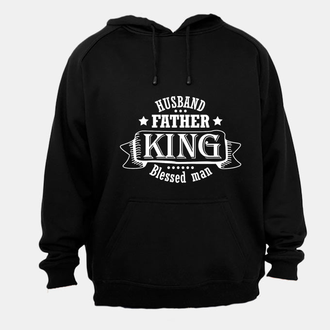 Husband - Father - King - Blessed Man - Hoodie - BuyAbility South Africa