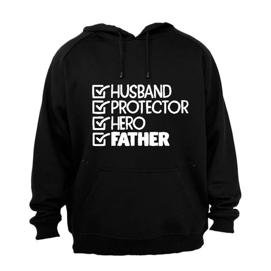 Husband. Protector - Hoodie - BuyAbility South Africa
