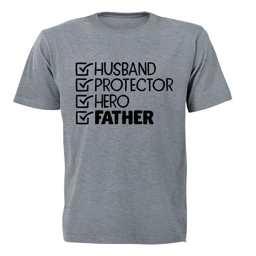 Husband. Protector - Adults - T-Shirt - BuyAbility South Africa