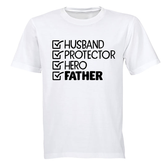 Husband. Protector - Adults - T-Shirt - BuyAbility South Africa