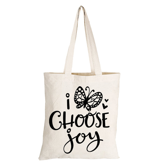 I Choose Joy - Eco-Cotton Natural Fibre Bag