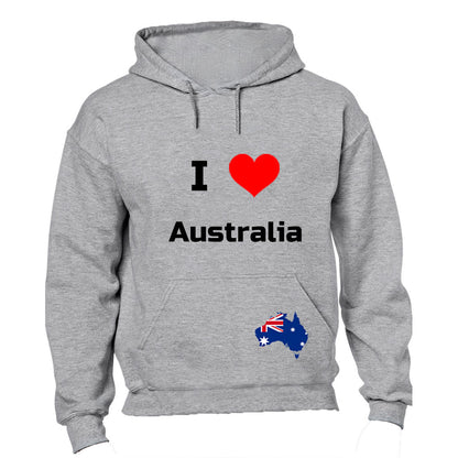 I Love Australia - Hoodie - BuyAbility South Africa