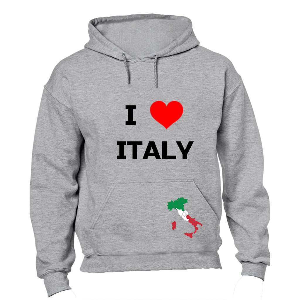 I Love Italy - Hoodie - BuyAbility South Africa