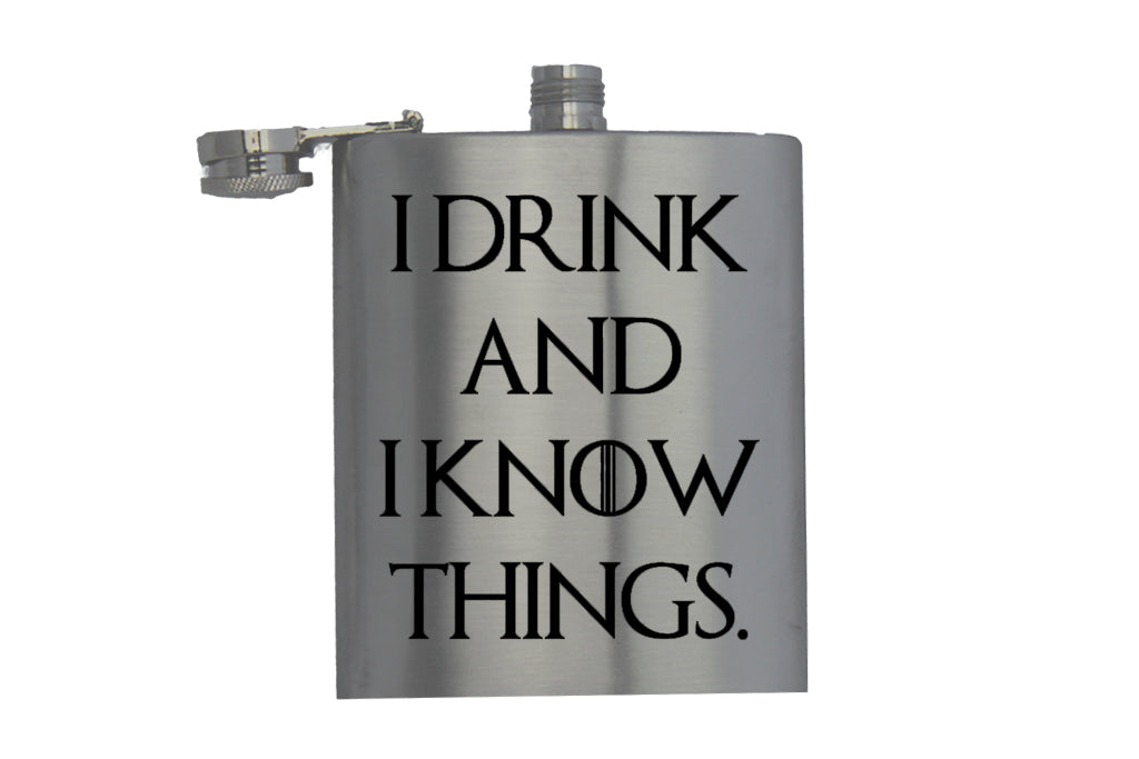 I Drink & I Know Things - Hip Flask - BuyAbility South Africa