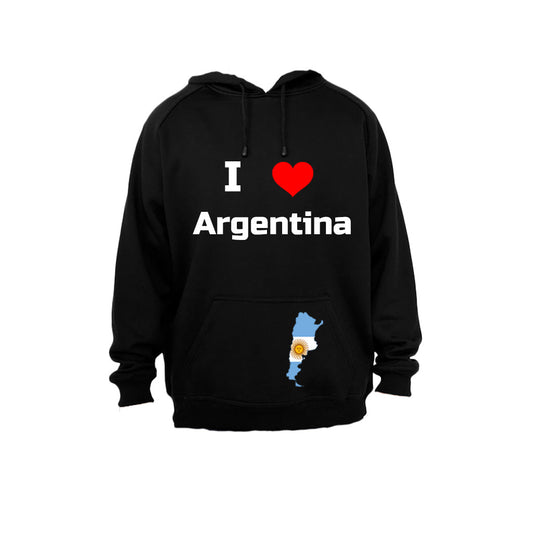 I Love Argentina - Hoodie - BuyAbility South Africa