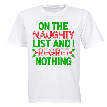 I Regret Nothing - Christmas - Kids T-Shirt - BuyAbility South Africa