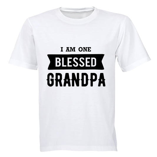 I Am One Blessed Grandpa - Adults - T-Shirt - BuyAbility South Africa