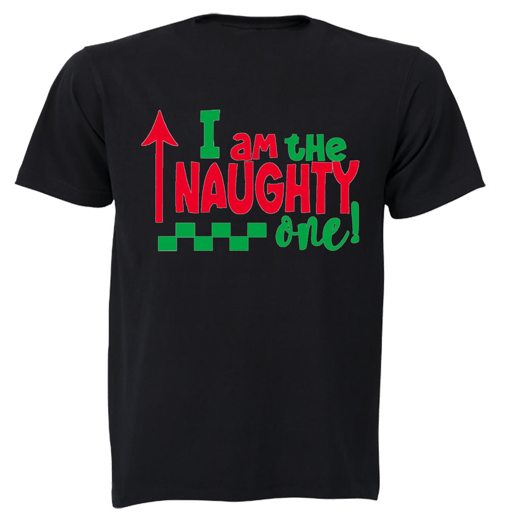 I Am the Naughty One - Christmas - Kids T-Shirt - BuyAbility South Africa