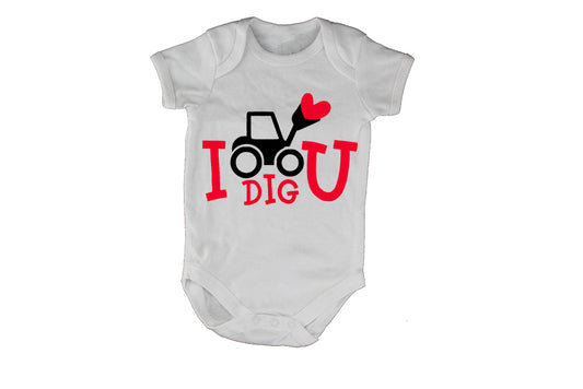 I Dig You - Valentine - Baby Grow - BuyAbility South Africa