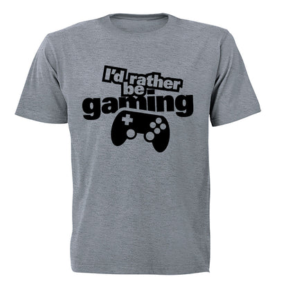 I'd Rather Be Gaming - Adults - T-Shirt - BuyAbility South Africa