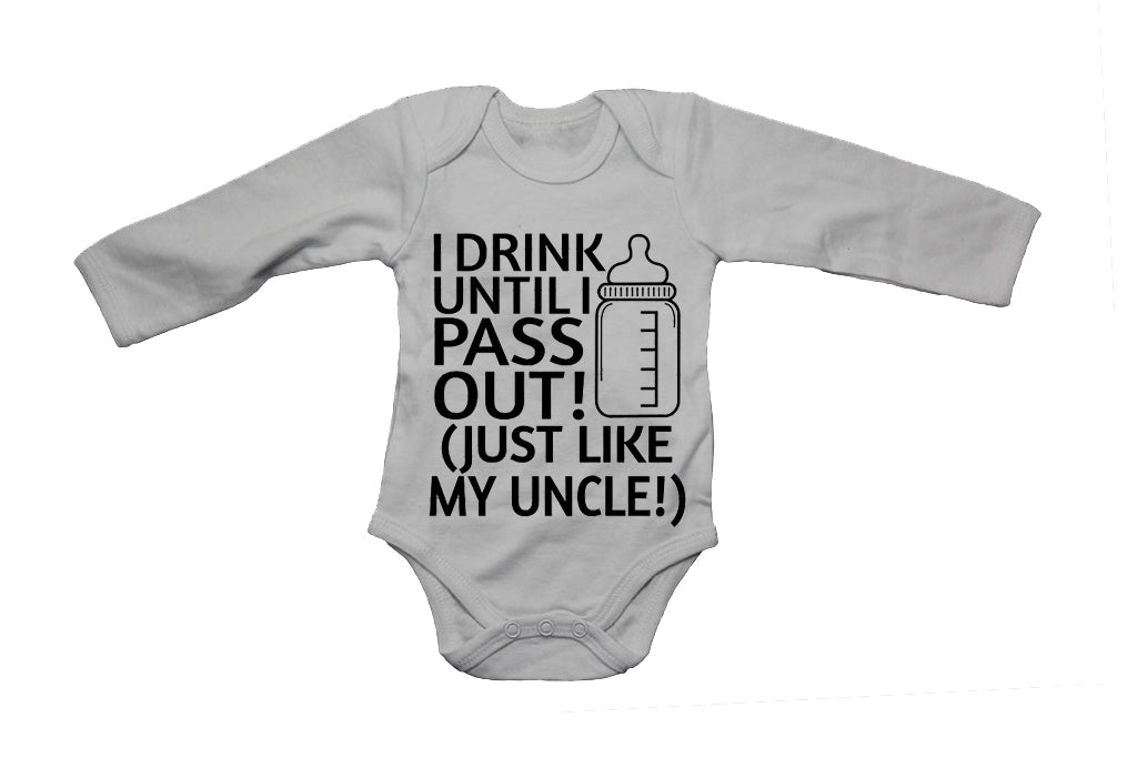 I Drink, Just Like My Uncle - Baby Grow - BuyAbility South Africa
