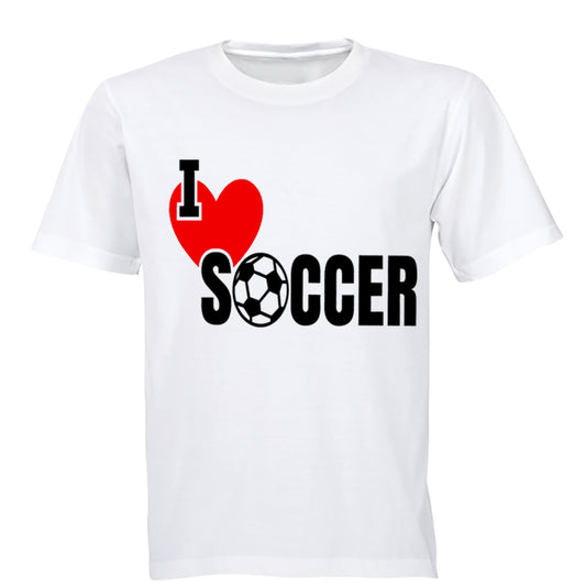 I Love Soccer - Adults - T-Shirt - BuyAbility South Africa