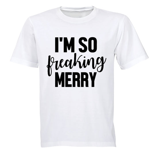 So Merry - Christmas - Adults - T-Shirt - BuyAbility South Africa