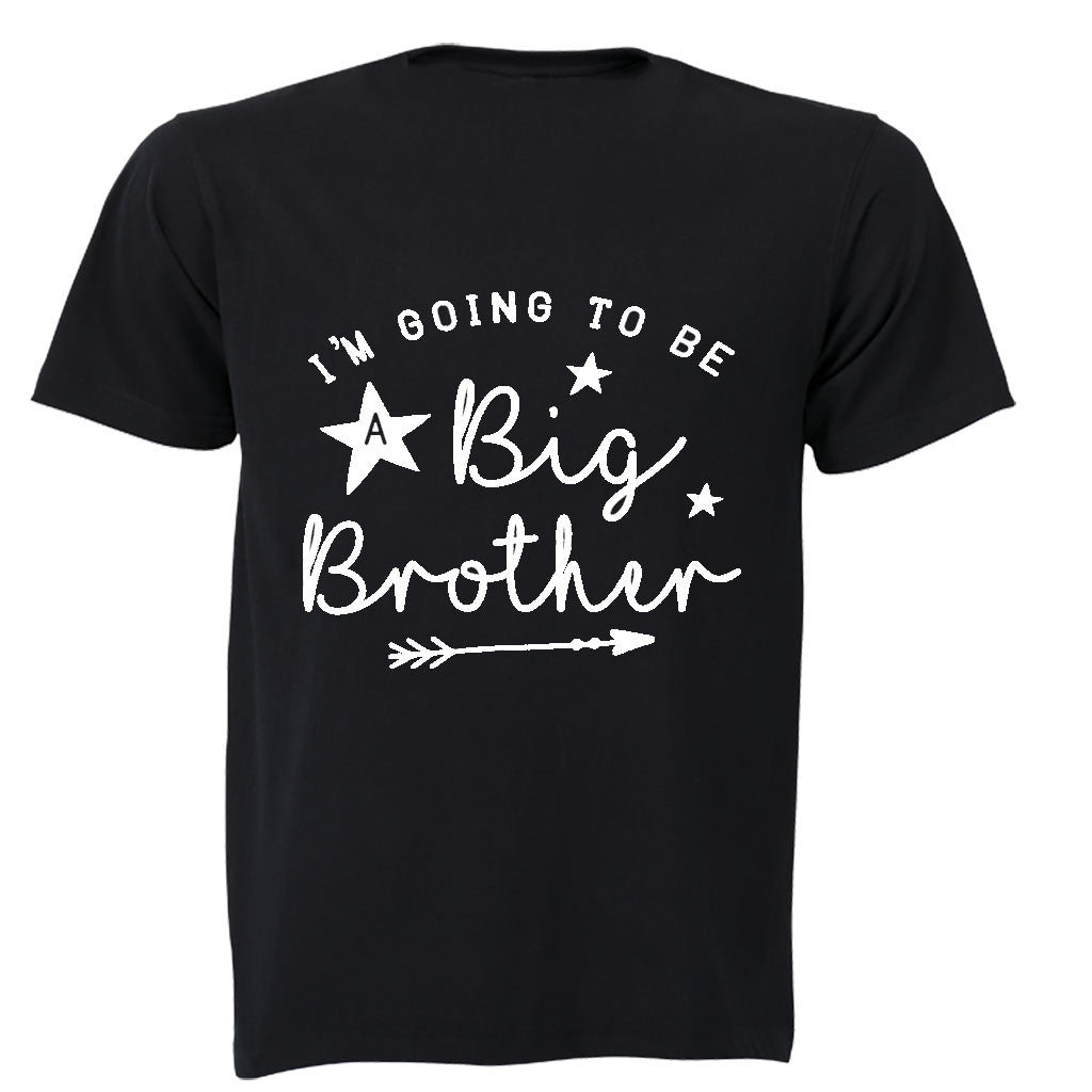 I m Going to be a Big Brother - Stars and Arrow - Kids T-Shirt - BuyAbility South Africa