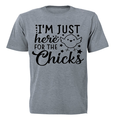 I'm Just Here for the Chicks - Kids T-Shirt - BuyAbility South Africa