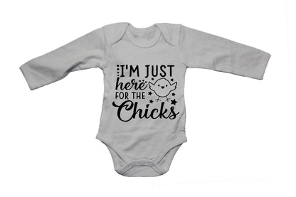 I'm Just Here for the Chicks - Baby Grow - BuyAbility South Africa