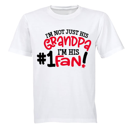 I'm Not Just His Grandpa - #1 Fan - Adults - T-Shirt - BuyAbility South Africa