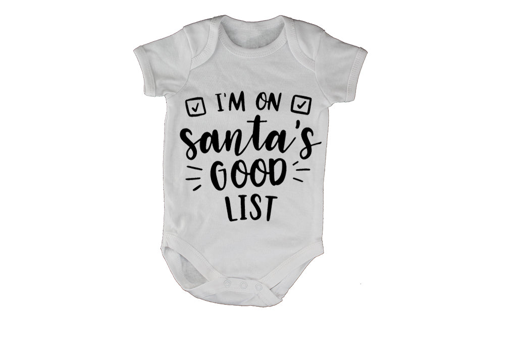 I'm on Santa's Good List - Christmas - Baby Grow - BuyAbility South Africa