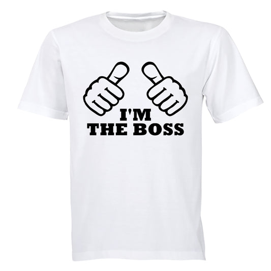 I'm The Boss - Thumbs - Adults - T-Shirt - BuyAbility South Africa