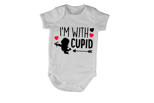 I'm With Cupid - Valentine Inspired - Baby Grow - BuyAbility South Africa