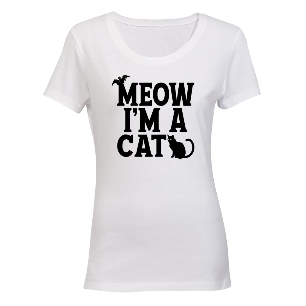 I m A Cat - Halloween - Ladies - T-Shirt - BuyAbility South Africa