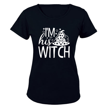I m His Witch - Halloween - Ladies - T-Shirt - BuyAbility South Africa