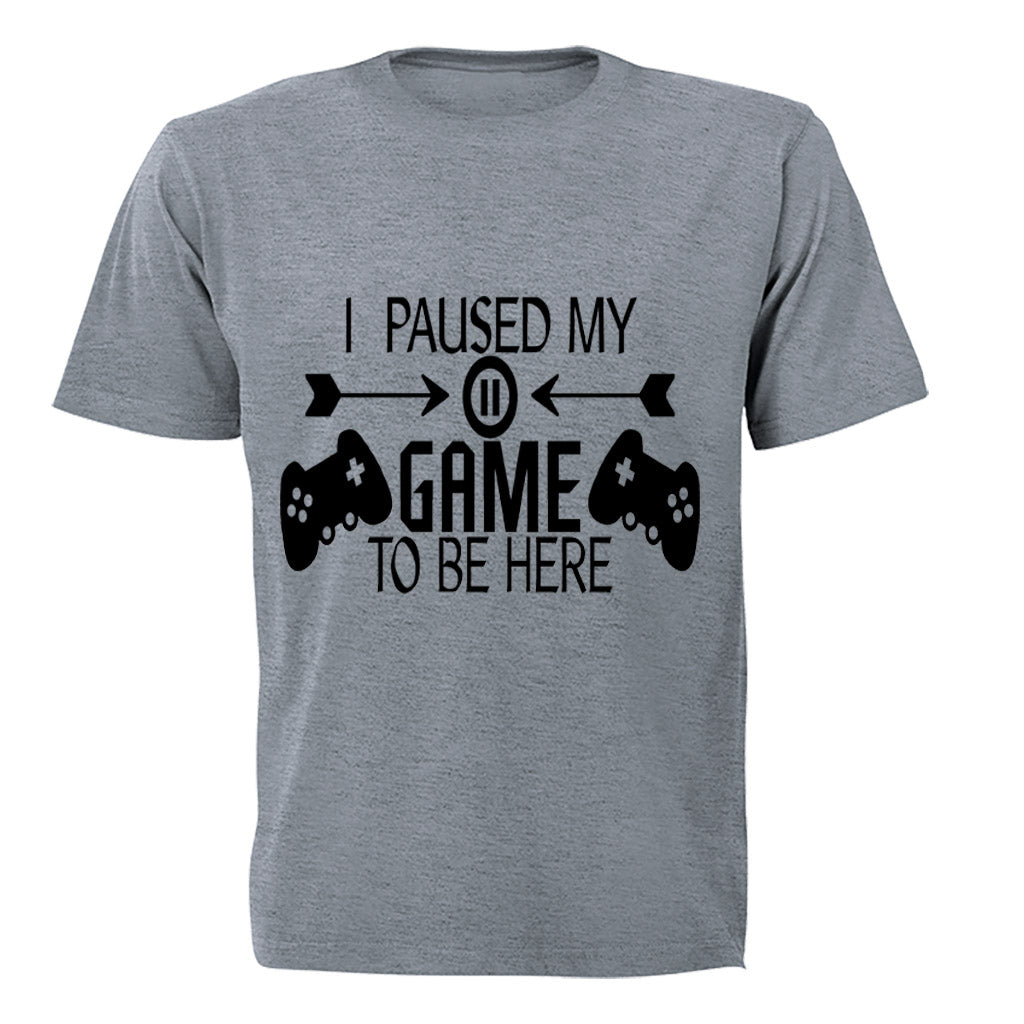 I Paused My Game to be Here - Remote Design - Kids T-Shirt - BuyAbility South Africa