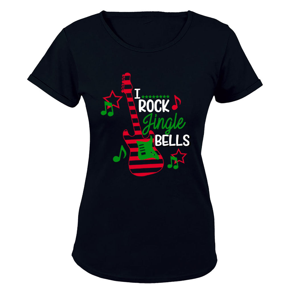 I Rock Jingle Bells - Christmas - Ladies - T-Shirt - BuyAbility South Africa