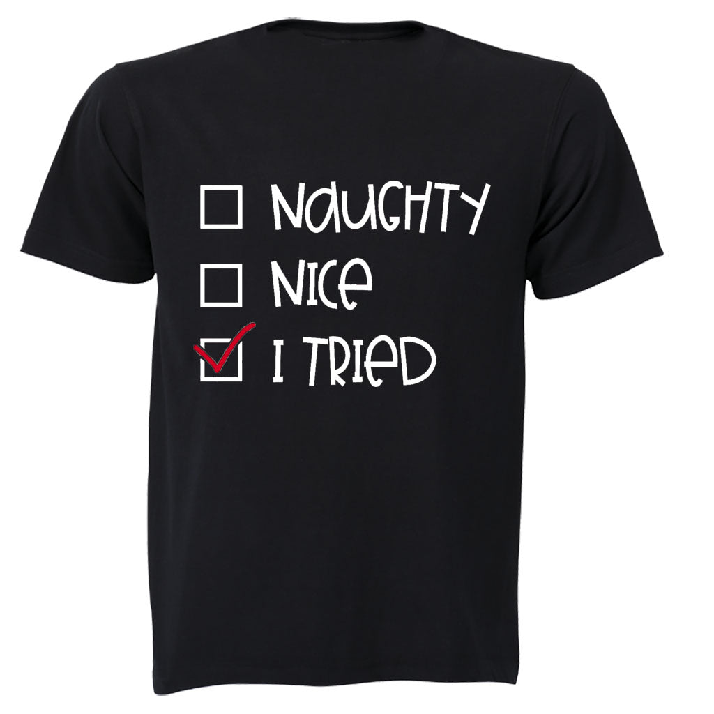 I Tried - Christmas - Kids T-Shirt - BuyAbility South Africa