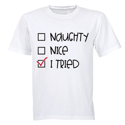 I Tried - Christmas - Kids T-Shirt - BuyAbility South Africa
