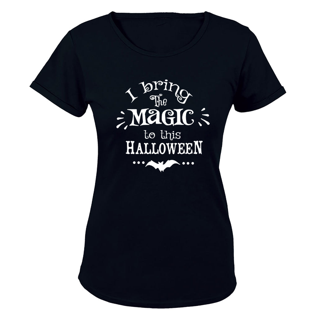 I Bring The Magic - Halloween - Ladies - T-Shirt - BuyAbility South Africa