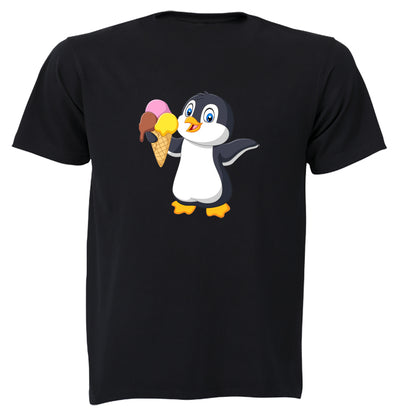 Ice-Cream Penguin - Kids T-Shirt - BuyAbility South Africa