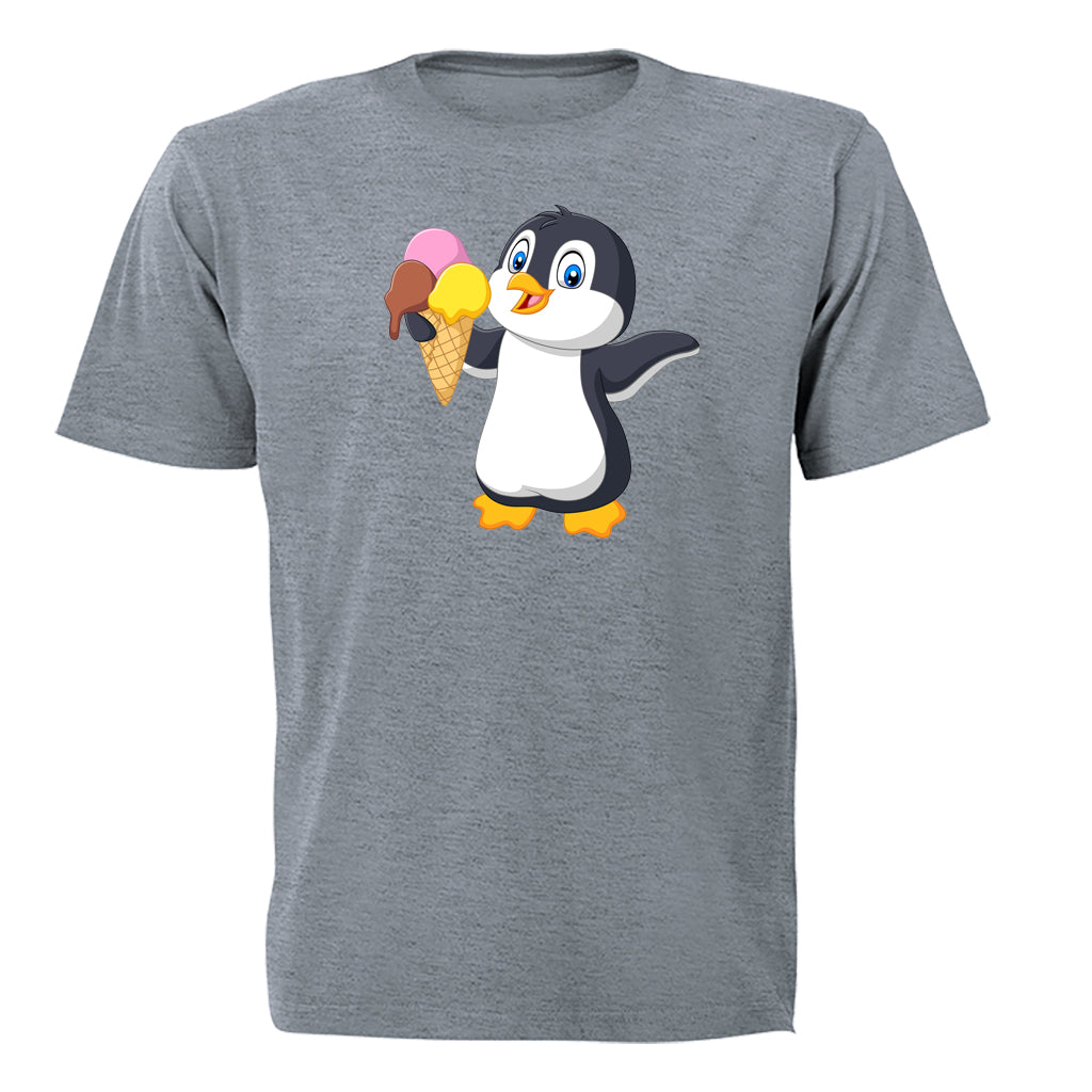 Ice-Cream Penguin - Kids T-Shirt - BuyAbility South Africa