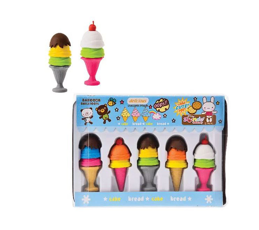 Scented Ice-Cream Eraser 5 Piece - BuyAbility South Africa